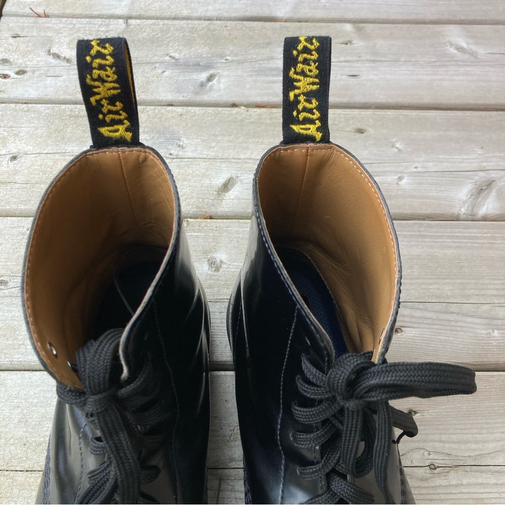 Dr. Martens Winchester II Leather Dress Boots Doc Martens Men’s 11 Black Smooth - Picture 4 of 13